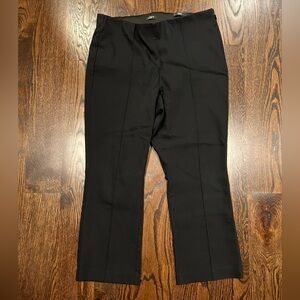 LOFT High Waist Curvy Pants | Size 14 | Black Stretch Trousers